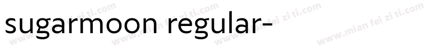 sugarmoon regular字体转换